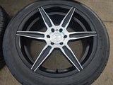 22x9.5 22" Ferrada FT2 Chevy Silverado RAM wheels rims 6x139 6x5.5 tires NITRO Texas Truck Tire