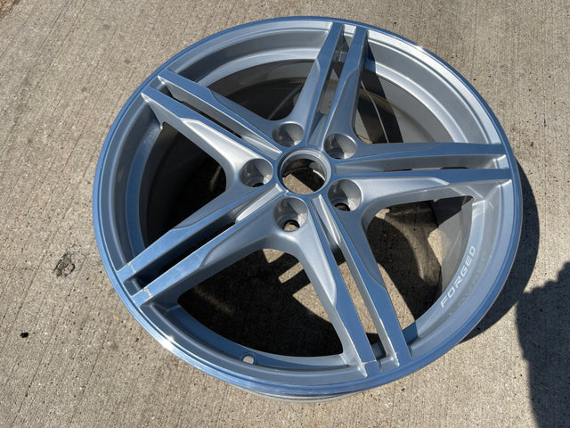 19" 19x8.5 Chevy Corvette C8 OEM wheel rim 84978031 FRONT FORGED Texas Truck Tire
