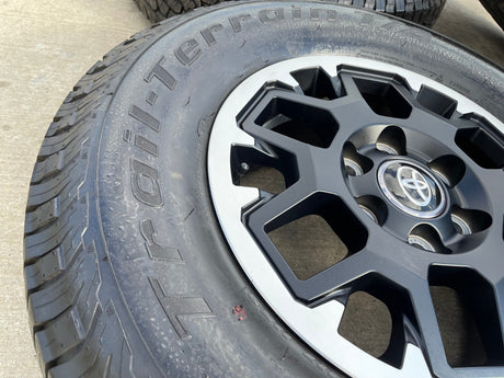 17" Toyota Tacoma 4Runner TRD OEM 10638 wheels rims 2024 2025 2026 BFG NEW Texas Truck Tire