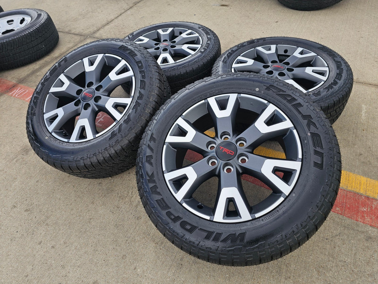 20" Toyota 4Runner TRD OEM 94198 wheels rims Tundra Sequoia 2025 2026 FALKEN NEW Texas Truck Tire