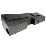 Jeep Gladiator 19-25 Subwoofer Box Quad 8 Front Fire Ported Under Rear Seat Moon Car Stereo