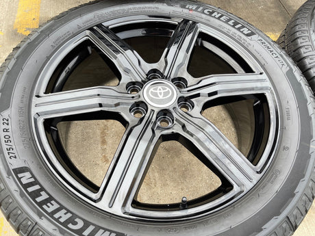 22" Toyota Tundra Sequoia OEM wheels rims 75282 Land Cruiser GX550 MICHELIN NEW Texas Truck Tire