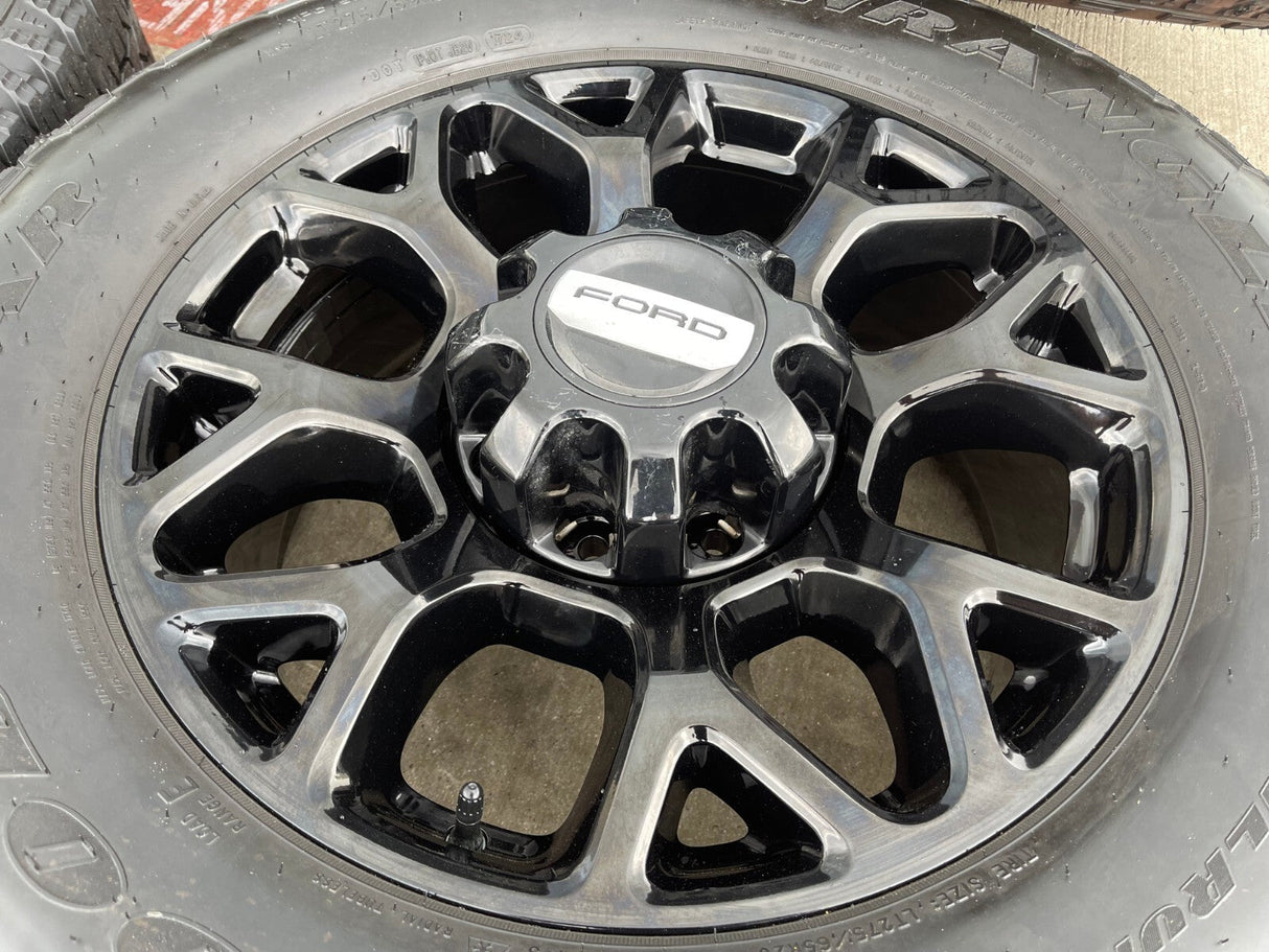 20" Ford F-250 F-350 OEM Lariat wheels rims 10292 tires GOODYEAR A/T Texas Truck Tire