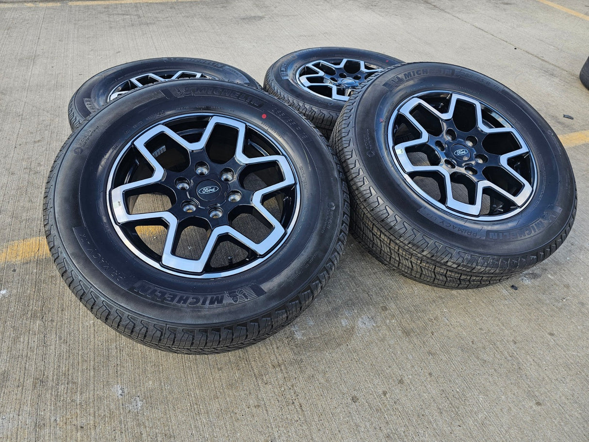 18" Ford Ranger wheels rims tires black 95213 tires 2024 2025 2026 NEW MICHELIN Texas Truck Tire
