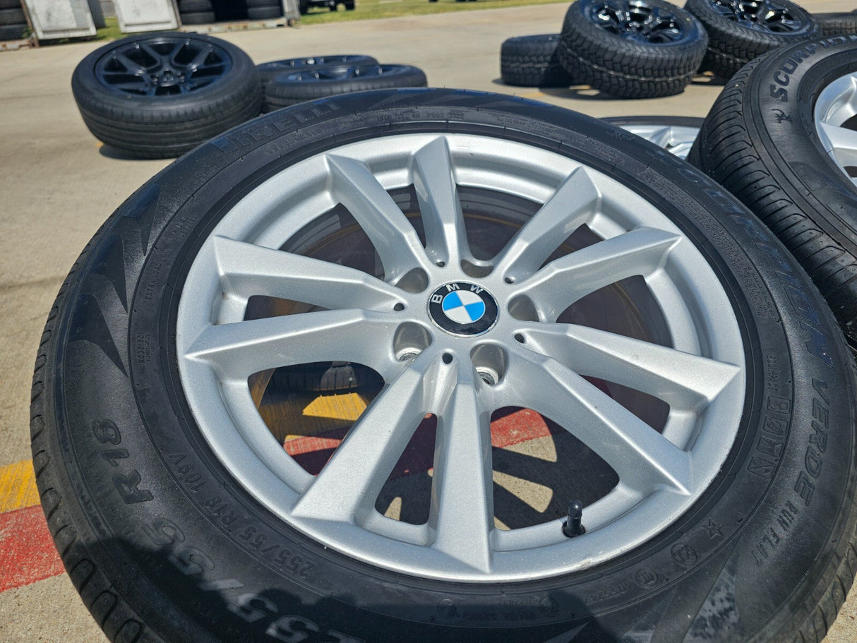 18" BMW OEM X5 Style 446 86042 wheels rims tires 2012 2013 2015 2016 2017 2018 Texas Truck Tire