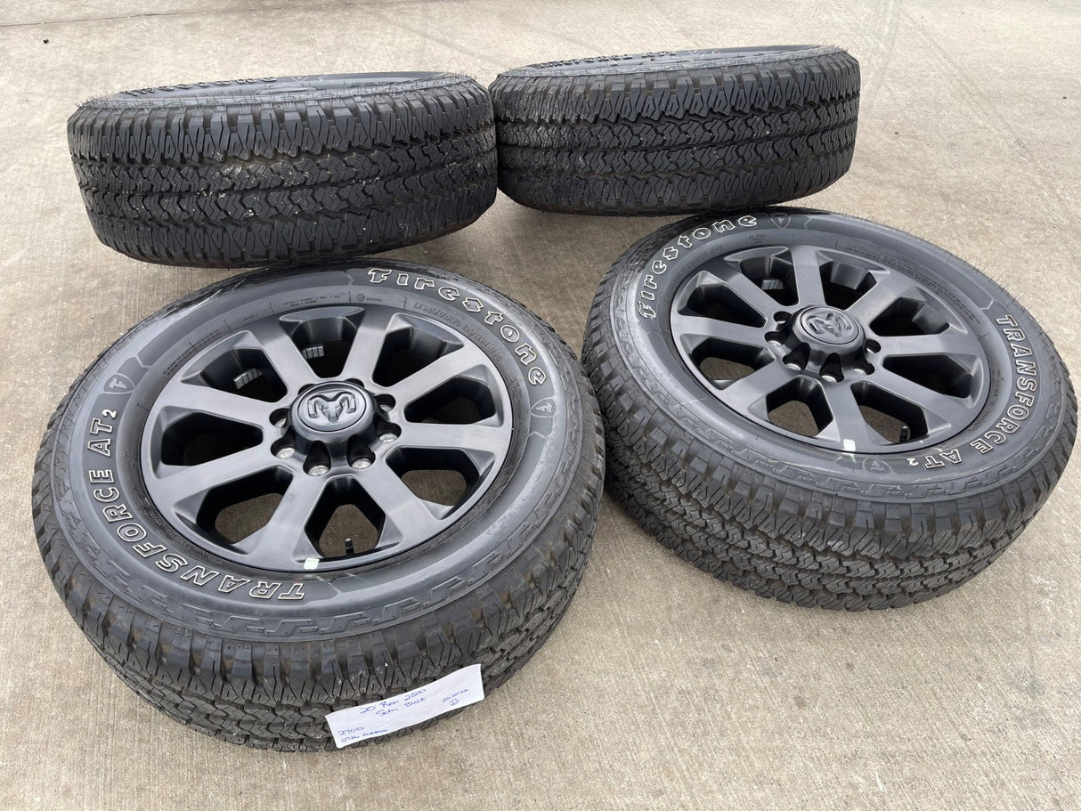20" Dodge Ram 2500 3500 LARAMIE OEM 2700 wheels rims 2024 2025 2026 2027 NEW Texas Truck Tire