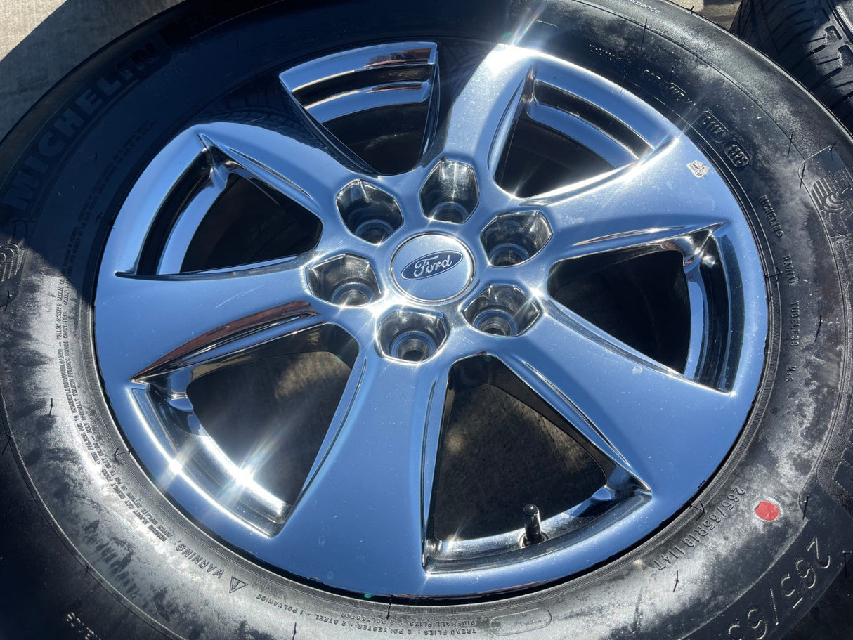 18" Ford F-150 Lariat OEM rims wheel 10168 tires Expedition MICHELIN NEW Texas Truck Tire
