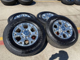 18" Ram 2500 3500 Laramie Power Wagon OEM wheels rims 2693 tires FIRESTONE H/T2 Texas Truck Tire