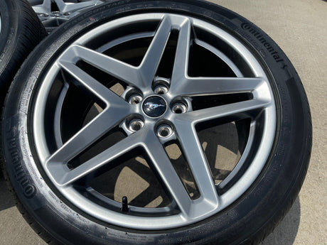 19" Ford Mustang Stealth GT OEM 10595 wheels rims tires 2023 2024 2025 2026 NEW Texas Truck Tire