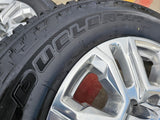 20" GMC Sierra Denali 2500 3500 OEM 5957 wheels rims tires 2022 2023 2024 2025 Texas Truck Tire