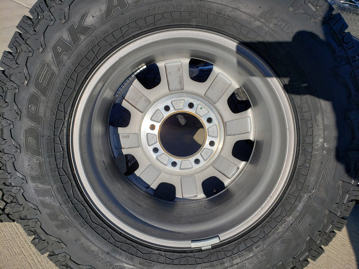 18" Ford F-250 F-350 OEM TREMOR rims wheels 10482 FALKEN A/T4 33" NEW Texas Truck Tire