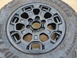 18" Toyota Tundra TRD BBS FORGED OEM black 95458 wheel rim tire Sequoia NEW Texas Truck Tire