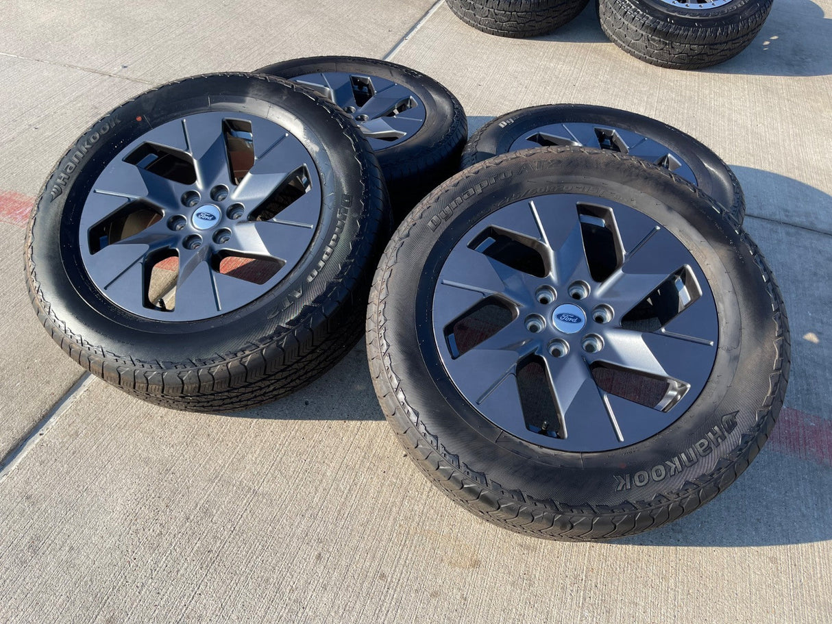 20" Ford F-150 LIMITED OEM rims wheels 10471 Expedition 2025 2026 HANKOOK NEW Texas Truck Tire