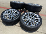 24" Chevy Tahoe LTZ GMC Yukon Sierra Denali OEM wheels rims tires 2025 2026 NEW Texas Truck Tire