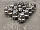 (20) OEM Toyota Camry lug nuts polished 12x1.5 Avalon Corolla Rav-4 Lexus RX350 Texas Truck Tire