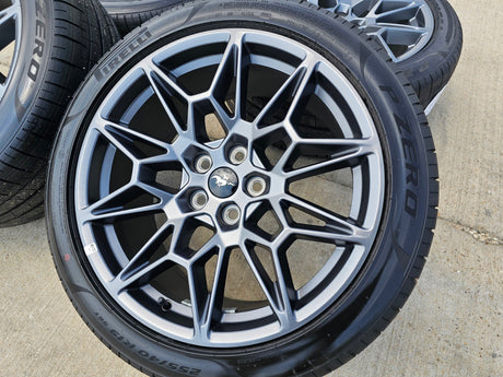 19" Ford Mustang GT Track Pack OEM 10600 10603 wheels rims 2025 2026 2027 NEW Texas Truck Tire
