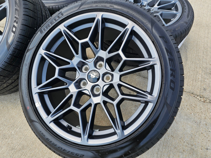 19" Ford Mustang GT Track Pack OEM 10600 10603 wheels rims 2025 2026 2027 NEW Texas Truck Tire