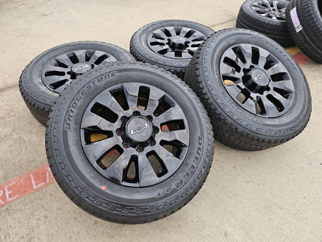 20" Chevy Silverado 2500 3500 OEM 5960 5947 GMC Sierra wheels rims 2025 2026 NEW Texas Truck Tire