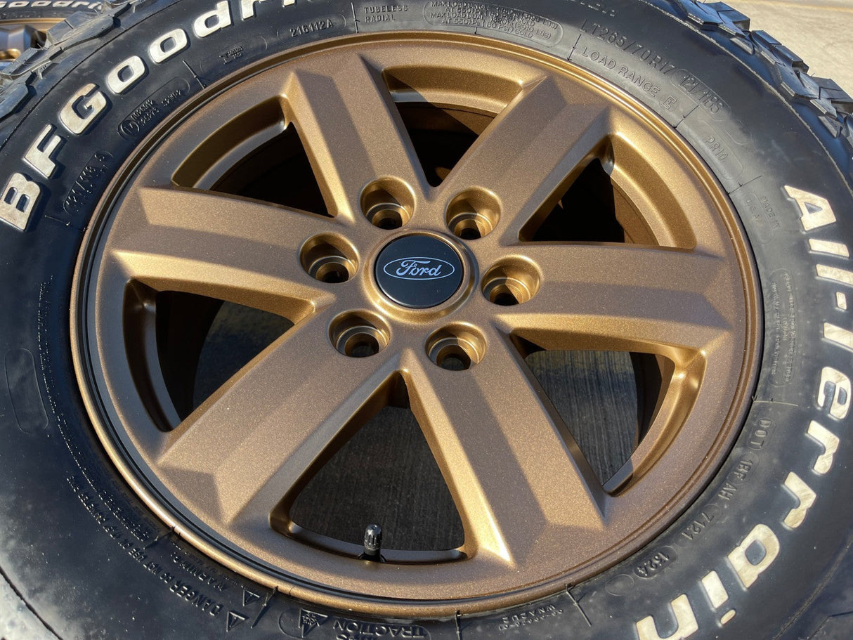 17" Ford F-150 BRONZE Tremor OEM 10339 rims wheels tires BFG KO2 A/T NEW Texas Truck Tire