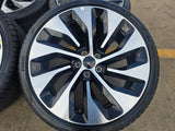 21" Lucid Air Grand Touring OEM 95542 95543 wheels rims black tires NEW Texas Truck Tire