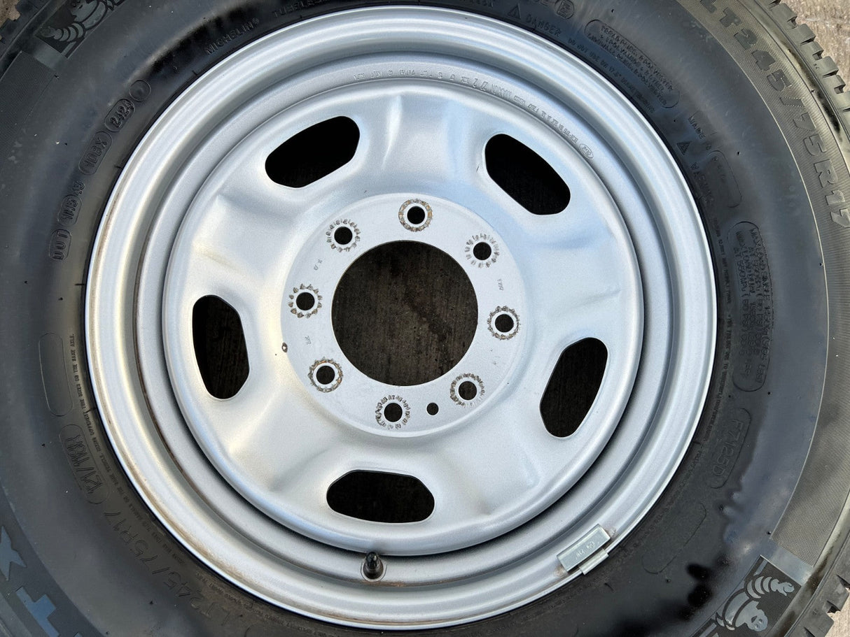 17" Ford F-250 F-350 OEM 3828 wheels rims tires MICHELIN LTX A/T2 Texas Truck Tire