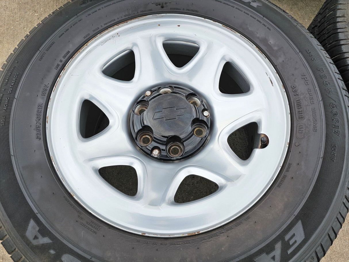 17" Chevy Tahoe PPV OEM Police Package 8111 wheels rims tires Texas Truck Tire