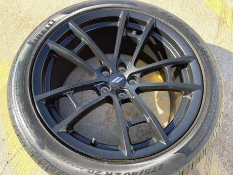 (1) 20" Dodge Charger SRT HELLCAT OEM 2605 2715 wheel rim tire spare PIRELLI Texas Truck Tire