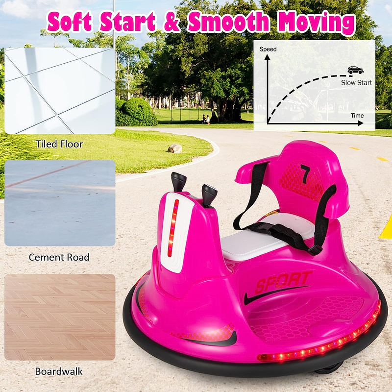 Remote Control Electric Bumper Car for Kids - Battery Powered Ride-On Vehicle