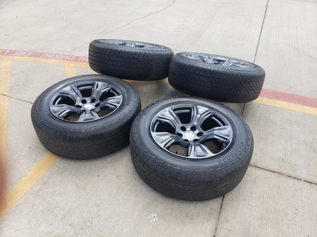 20" Dodge Ram 1500 OEM Laramie wheels rims 2674 tires NEW Texas Truck Tire