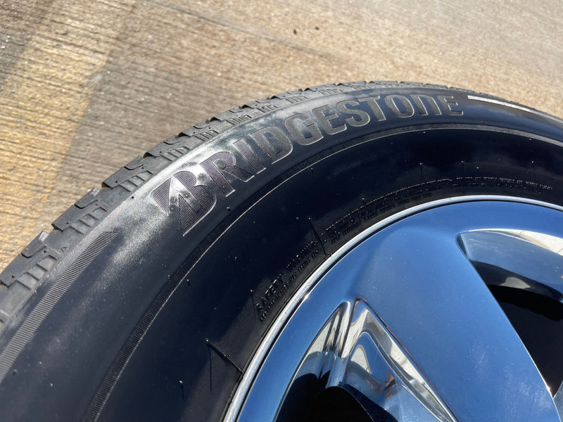 (1) 20" Dodge Ram 1500 OEM 2495 wheel rim chrome tire spare BRIDGESTONE Texas Truck Tire