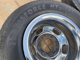17" Dodge Ram 3500 Dually Laramie 8x200 wheels rims 2703 2704 OEM DISCOUNTED Texas Truck Tire