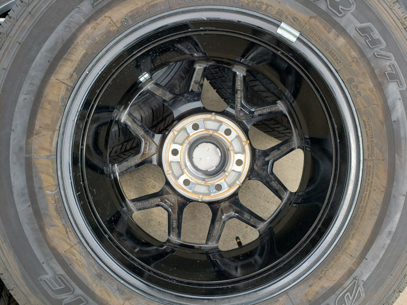 18" Ford Bronco wheels rims tires black 95213 Ranger tires BRIDGESTONE DUELER HT Texas Truck Tire