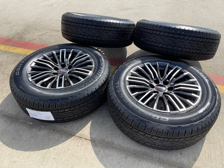 20" GMC Sierra Yukon Chevy Silverado OEM wheels rims 2024 2025 2026 NEW Texas Truck Tire