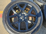 22" Dodge Ram 1500 OEM LIMITED Laramie wheels rims black 2725 2684 GENERAL Texas Truck Tire