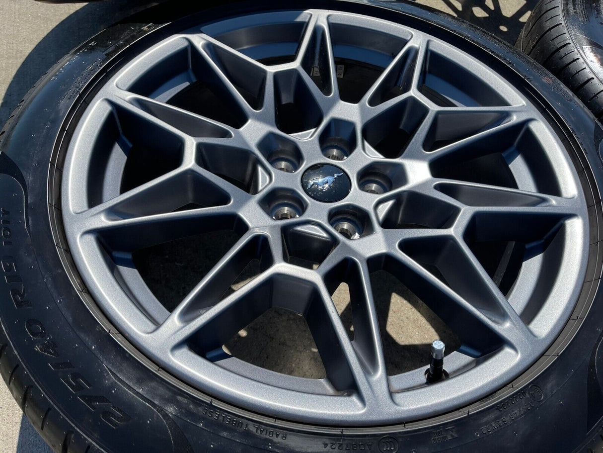19" Ford Mustang GT Performance Track Pack OEM wheels rims 2023 2024 2025 NEW Texas Truck Tire