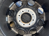 20" Ford F-250 F-350 OEM black Lariat wheels rims 10299 10484 tires NICE SET Texas Truck Tire