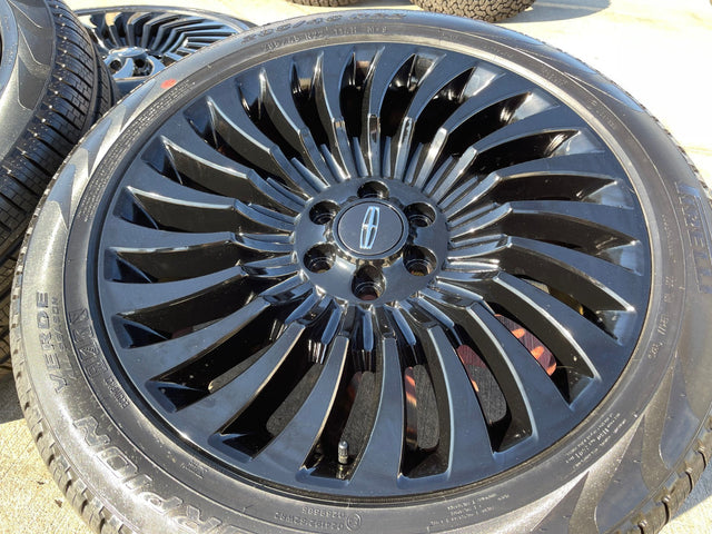 22" Lincoln Navigator OEM rims wheels 10179 Black Label NEW Texas Truck Tire