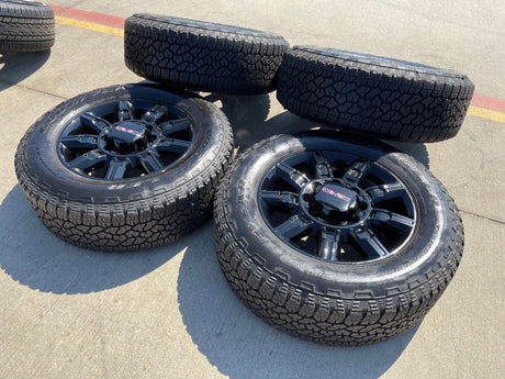 20" GMC Sierra DENALI 2500 3500 OEM 14137 5963 wheels rims Silverado 2026 NEW Texas Truck Tire