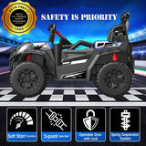 12V 35W Engine Children Boys Ride On UTV Vehicle, Wireless Control, Spring Suspension