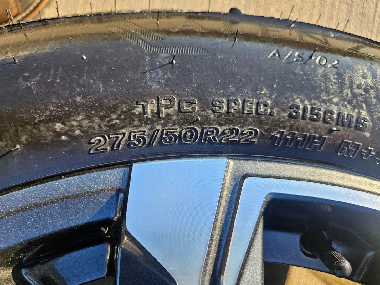 22" Chevy Tahoe Silverado Suburban OEM wheels rims 2022 2023 2024 2025 2026 NEW Texas Truck Tire