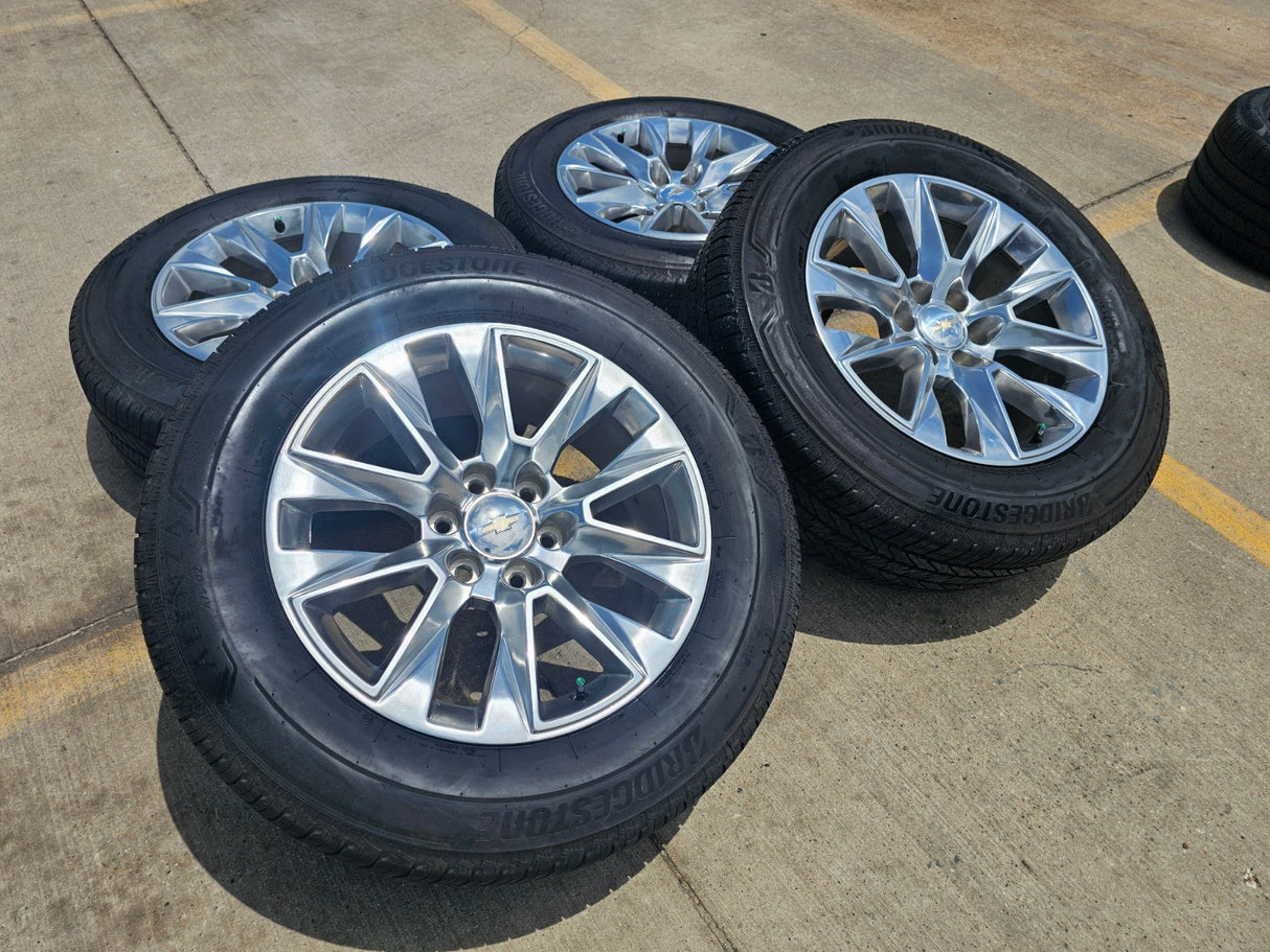 20" Chevy Tahoe Silverado LTZ 5920 OEM wheels rims Yukon 2023 2024 2025 2026 NEW Texas Truck Tire