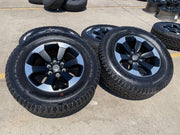 18" Dodge Ram 1500 Rebel Black OEM wheels rims 2671 tires 2024 2025 2026 NEW Texas Truck Tire