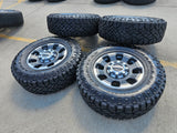 18" Ford F-250 F-350 OEM TREMOR rims wheels 10482 R/T 35" 2024 2025 2026 NEW Texas Truck Tire