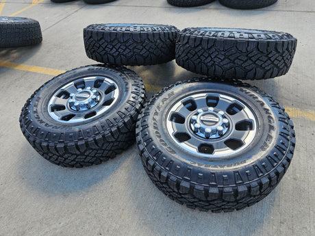18" Ford F-250 F-350 OEM TREMOR rims wheels 10482 R/T 35" 2024 2025 2026 NEW Texas Truck Tire