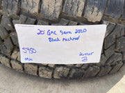 20" GMC Sierra AT4 2500 3500 OEM wheels rims 5950 Silverado tires TOYO A/T3 Texas Truck Tire