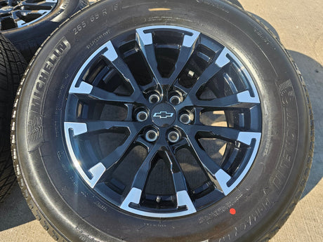 18" Chevy Traverse Blazer Z71 GMC Acadia OEM 14154 wheels rims 2025 2026 NEW Texas Truck Tire