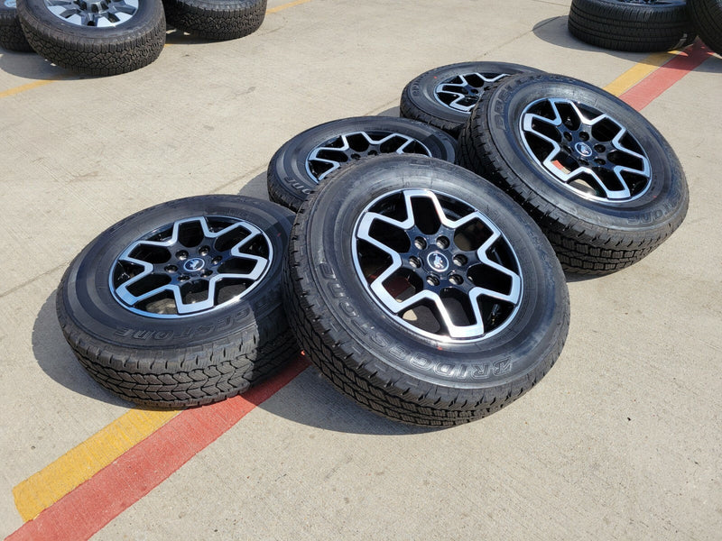 18" Ford Bronco wheels rims tires black 95213 Ranger 2023 2024 2025 2026 NEW Texas Truck Tire