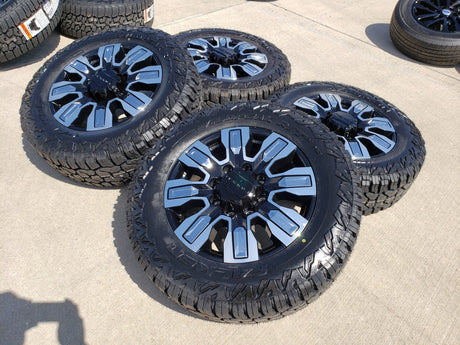 20" GMC Sierra DENALI ULTIMATE 2500 3500 OEM 5958 14138 wheels rims R/T NEW Texas Truck Tire
