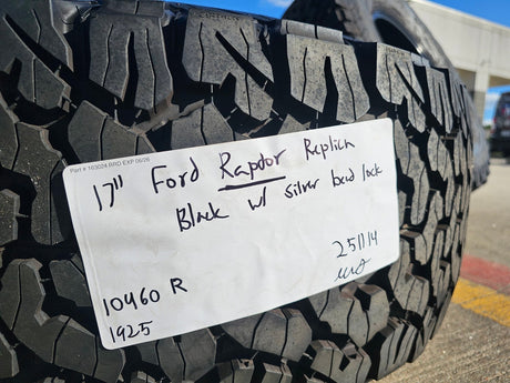 17" Ford F-150 Raptor R OEM Replica BEADLOCK 10460 rims wheels 35" tires BFG NEW Texas Truck Tire