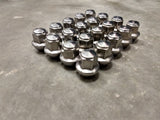 (20) OEM Ford lug nuts polished Mustang OE 14x1.5 2017 2018 2019 2020 2021 2022 Texas Truck Tire